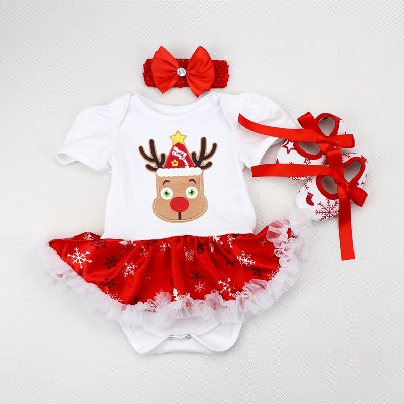 Christmas Dress Party Baby Clothes Girl Set Toddler Infant Outfit Newborns Girls Clothing