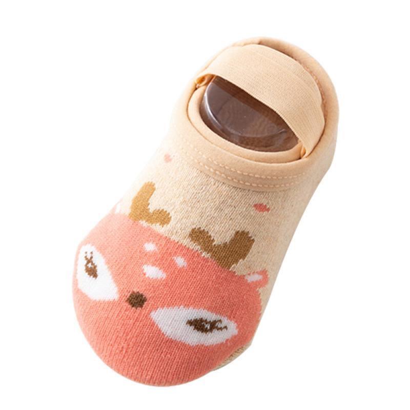 Luxury Modern Baby Socks Infant Walk Socks Toddler Floor Non-slip Cute Cotton Shoes 6 Colors Polyester Socks For Kids