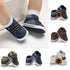 0-18M Newborn Baby Soft Sole Shoes Boys Kids Lace-Up Ankle Boots Sneakers Perfect Baby Gift