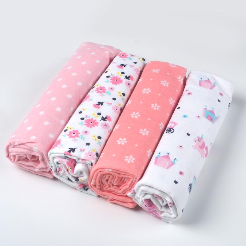 Baby Blanket Set 100% Cotton Flannel Baby Swaddles Soft Newborns Blankets Baby Blankets Baby Swaddle Wrap