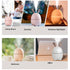 300ML Mini Air Humidifier Cute Rabbit USB Aroma Essential Oil Diffuser Colorful Night Light Car Office  Mist Maker