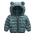 Designer Luxury Elegant New Winter Baby Outerwear Hooded Printed Cotton Padded Jacket and Coats For Babies and Girls Kids