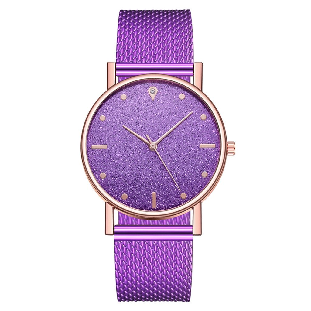 Cusual Ladies Watch Romantic Starry Sky Dial Women's Quartz Fashion Wristwatch  For Women and Girls