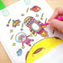 6Pcs Antistress Children Eco-friendly Graffiti Bag Kinderarten For  Hand Paiting For Kids