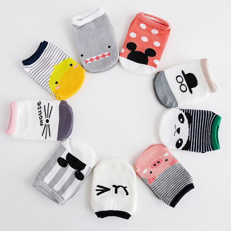 Elegant Printed Baby Anti Slip SocksBaby Toddler Low Cut Socks For Boys and Girls Kids