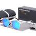 Luxury Elegant Aluminium Magnesium Sunglasses Round Glasses for Men With UV400 Protection