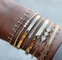 Bohemian Gold Tassel Bracelets For Women Summer Shell Clear Crystal Stone Luxury Jewelry