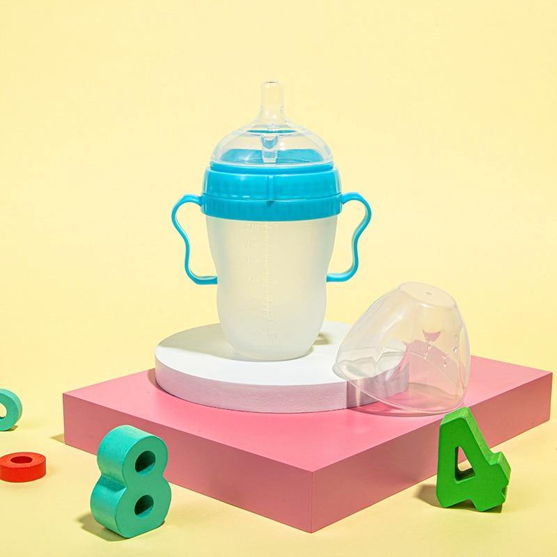 Silicone Baby Bottle Baby Milk Silicone Feeding Bottle Kids Drink Water Bottle Children Bottle For Kids