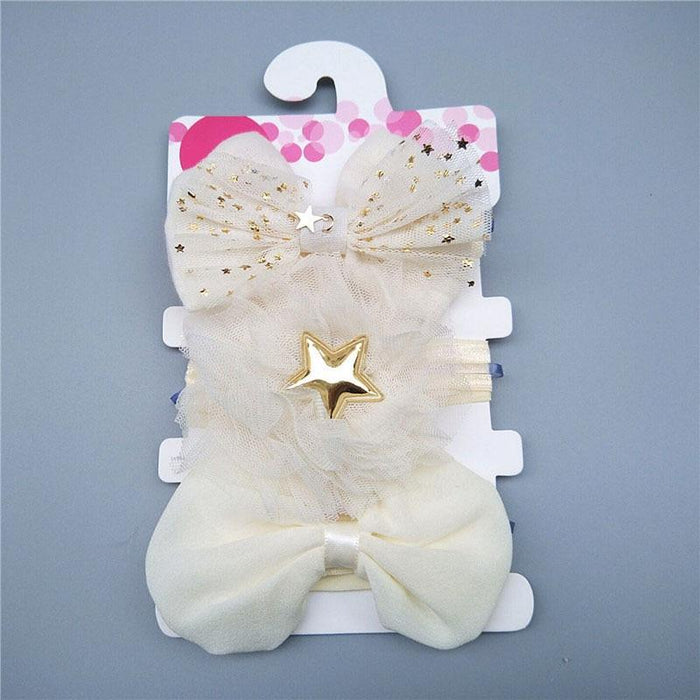 Luxury Modern Baby Headband Crown Flower Bows Hairband Baby Girl Headbands Newborn Hair Accessories Elastic Baby Hair Band