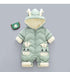 Modern Elegant Baby Warm Thick Cotton Hooded Jumpsuit Snowsuit Rompers Outfit for Children In Modern Design