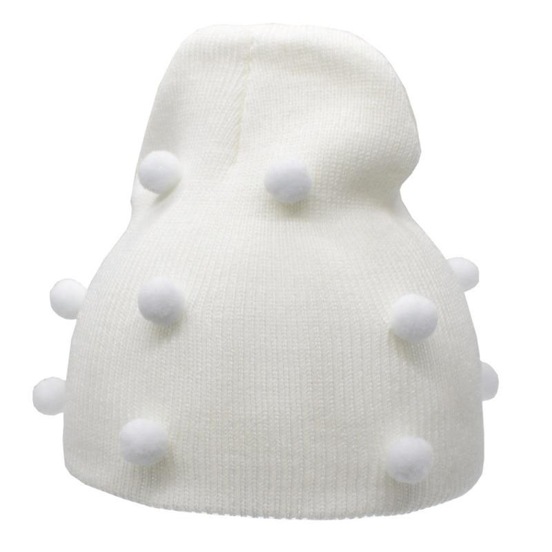 Baby Winter Autumn Warm Knit Hat For Girls Boys Solid Color In Modern New Style For Baby and Kids