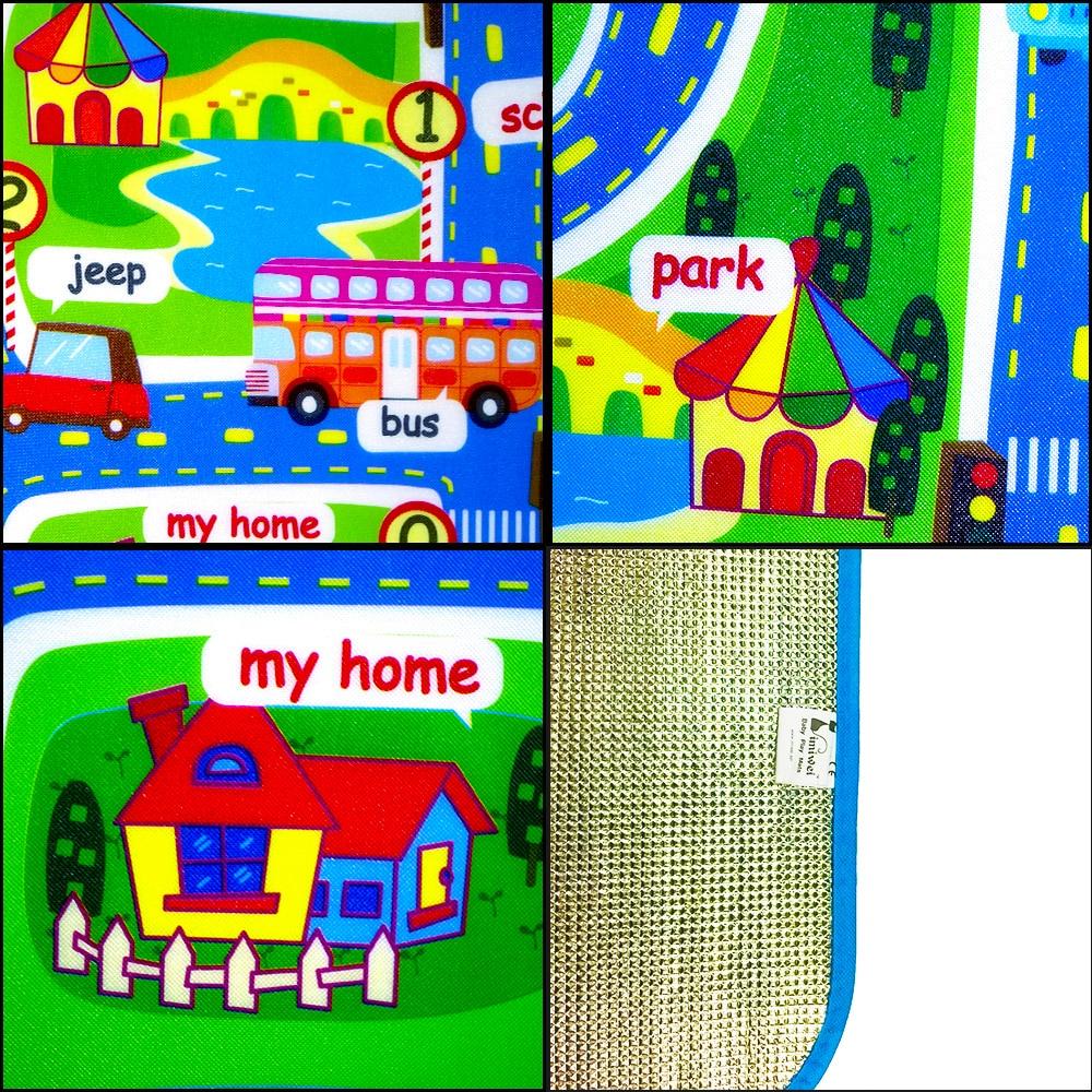 Baby Play Mat Crawling Mat Kids Rug Developing Mat Kids Carpet Play mat Road Game Puzzle Carpet For Kids