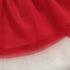 New Dress Baby Girls Christmas Santa Striped Print  Dress And Headband Outfits Children