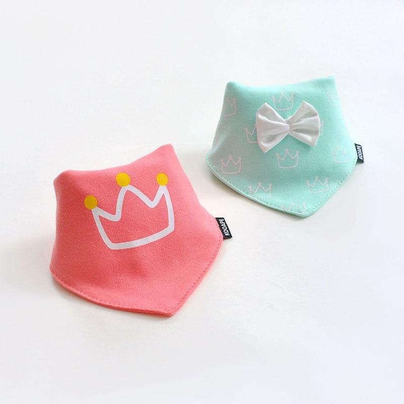 2 Pcs Baby Bibs Bandana Cotton Double Layers Drool Bib For Boys And Girls Triangle Bibs Infant Towel