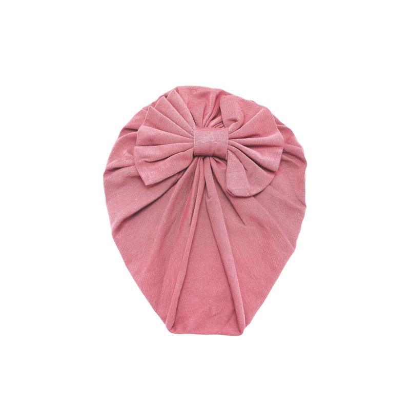 Luxury Modern Baby Headband Hat Bowknot Print Cotton Stretchy Turban Headband Infant Head Wrap Beanie Hat  For Babies and Kids