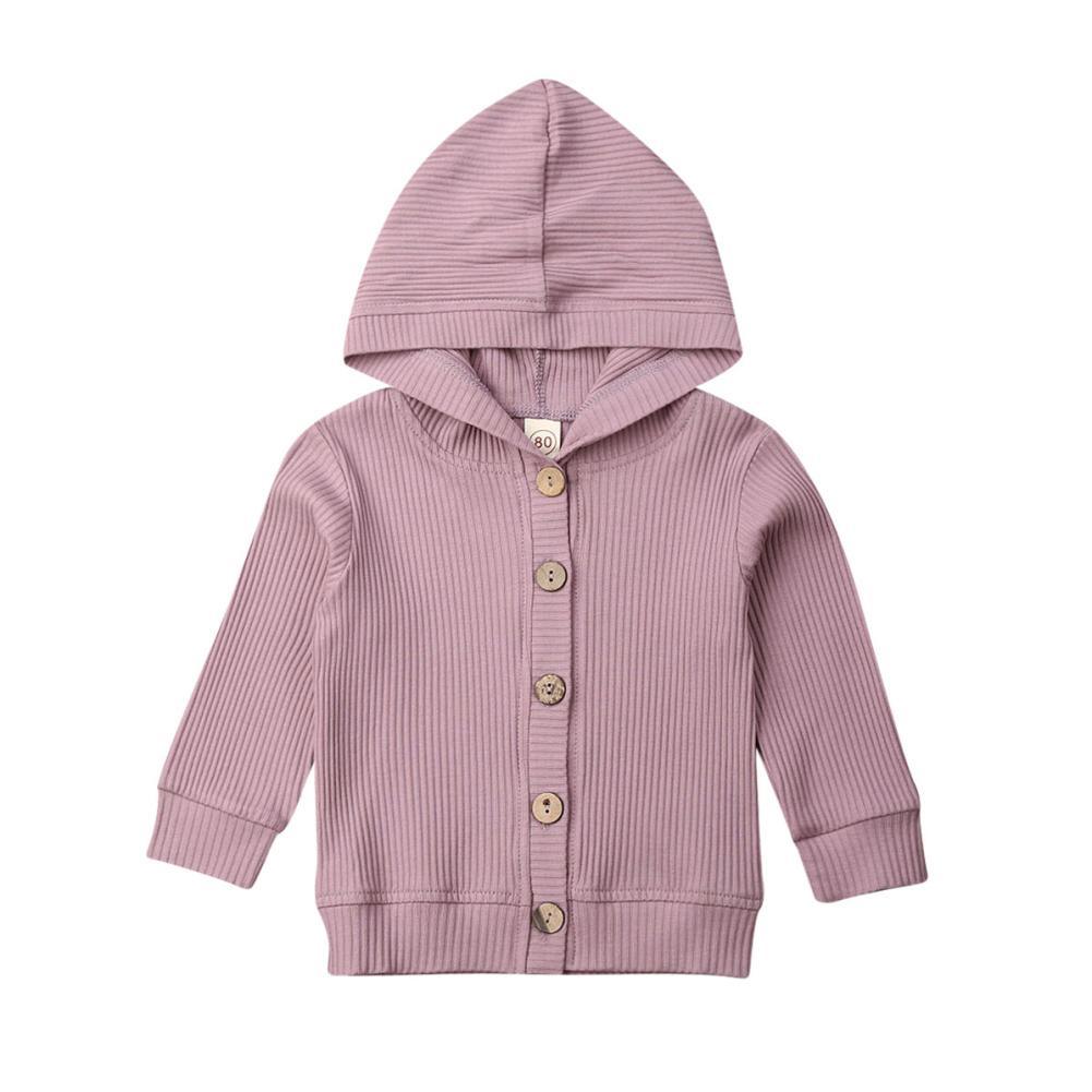 New Style Infant Baby Girl Clothes Long Sleeve Knitted Coat Jacket Outwear Tops 0-24M For baby Girls