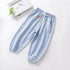 Baby Boys Thin Pants Anti Mosquito Trousers Girls Sleepwear Children Pajama Pants For Air Conditioner