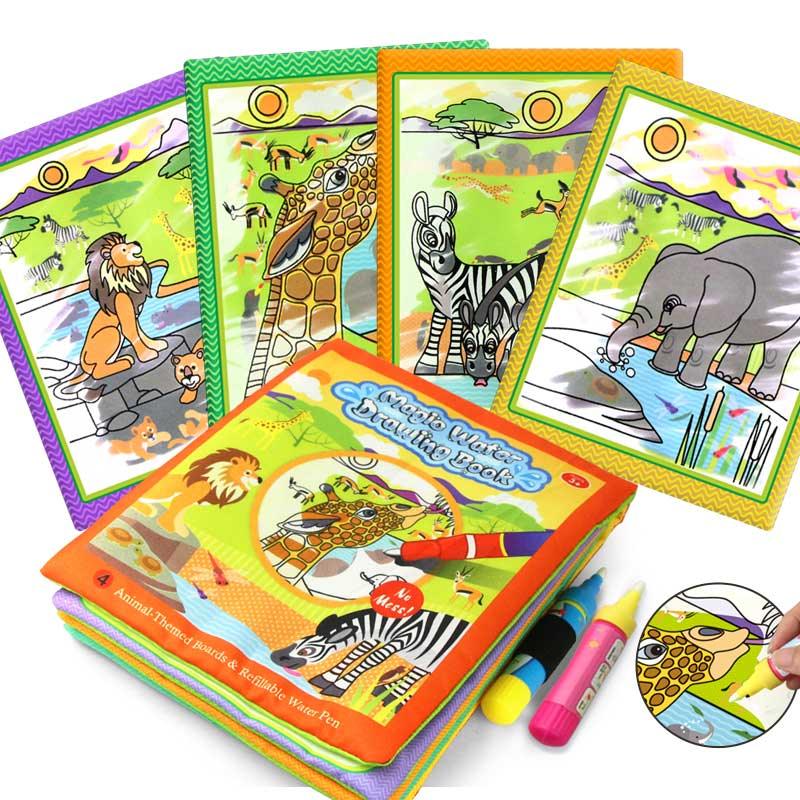 Magic Water Drawing Books Coloring Books Doodle & Magic Pen Painting Drawing Board Children  Painting Toys Birthday Gifts