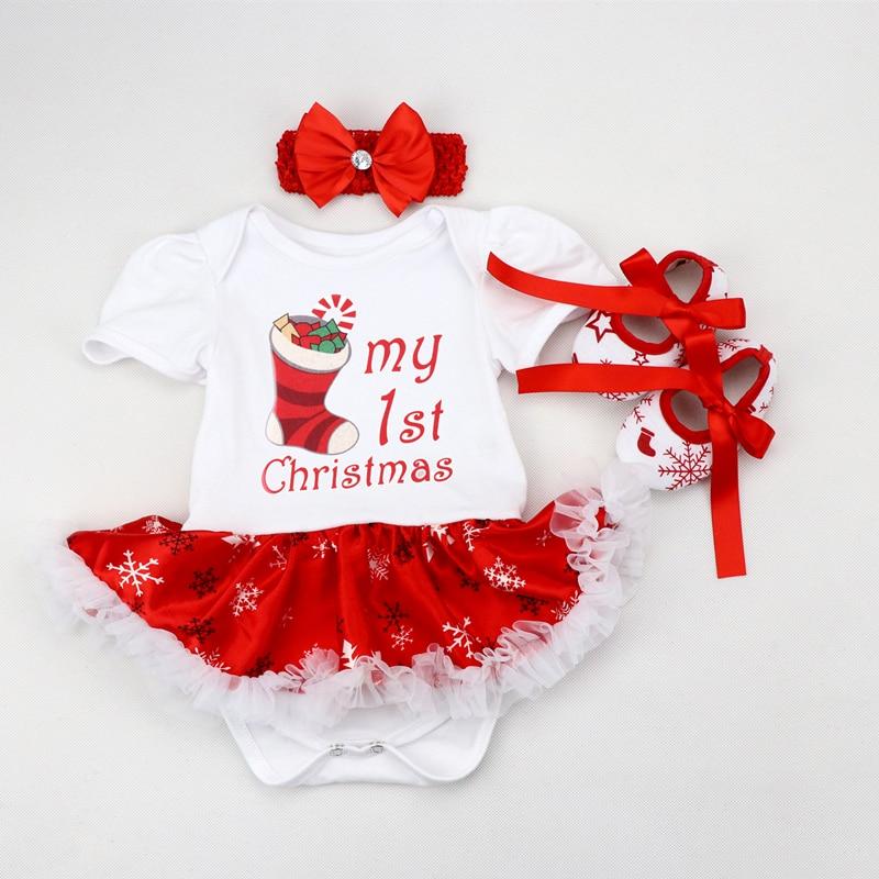 Christmas Dress Party Baby Clothes Girl Set Toddler Infant Outfit Newborns Girls Clothing