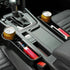 The New 1Pair Universal Auto Car Seat Crevice Plastic Storage Box Cup Phone Holder Organizer Reserved Design Accessories