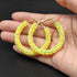 New Hot Colorful Luxury Hoop Earrings For Women In Elegant Popular Ear Jewelry Epic Round Circle Style