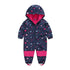 Ski suit For Children Soft Shell Outdoor Jacket Waterproof  Fleece Lining Jumpsuit For Boys and Girls In Modern Colorful Design