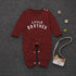 Newborn Baby Button Letter Long Sleeve Romper / jumpsuit for baby girls and boys.