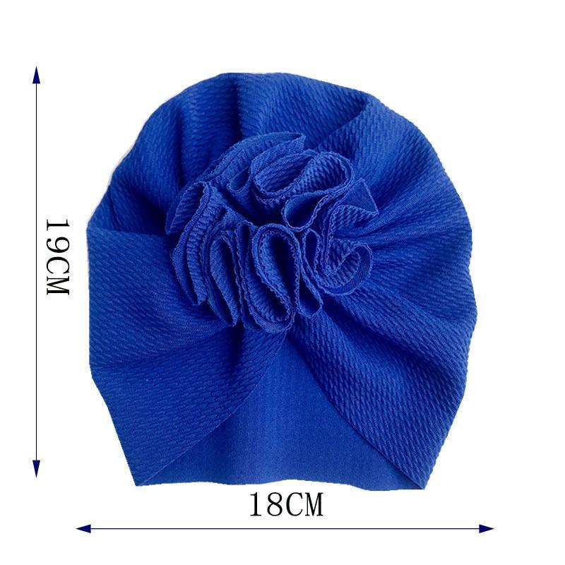 Elegant Flower Baby Hat Toddler Turban Head wraps Kids Bonnet Hat Newborn Baby Hat For Baby Girls