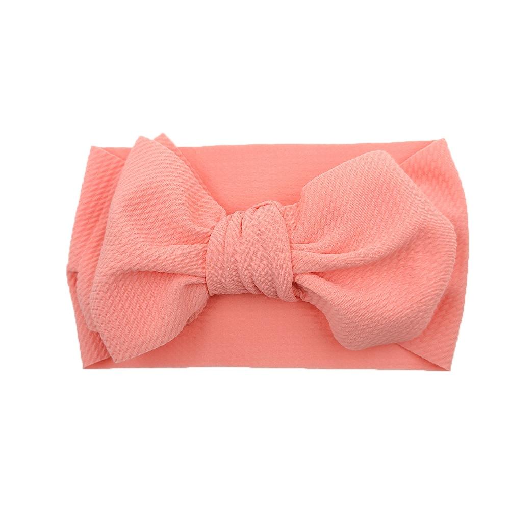 Baby Girls Headband Toddler Big Bow Hairband Cute Solid Stretch Turban For Baby Girls In Modern New Style