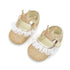 Newborn Infant Baby Girls Shoes Toddler Kids Princess Crown Glitter Design Shoes Soft Sole Anti-slip