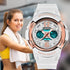 Fashion New Women Sports  Waterproof 50m Watch With Digital LED Ladies Shock Display in  Military Electronic Army Style