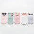 Anti Slip 5 Pairs Cute Cartoon Mesh Thin Soft Cotton Socks For Newborns Baby Girls And Boys