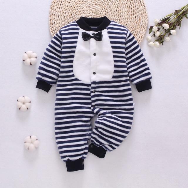 Baby Clothing Boys And Girls Rompers Coral Cute Infant Overall Toddler Jumpsuit Baby Romper For Winter