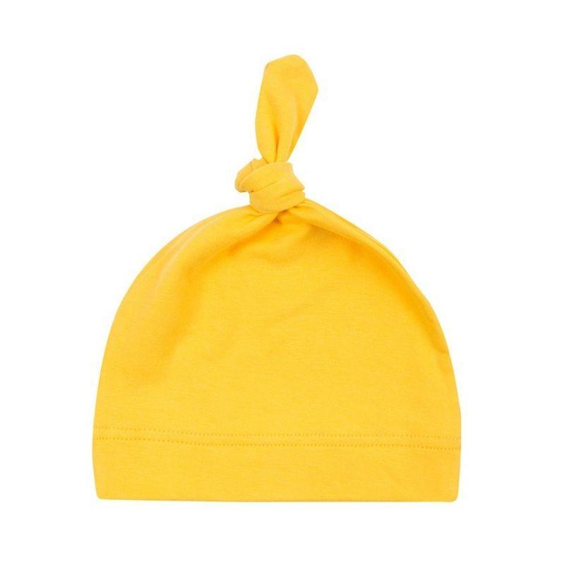 Baby Knot Cotton Hat Spring Autumn Toddler Beanies Cap Winter Warm Solid Color Children Hat