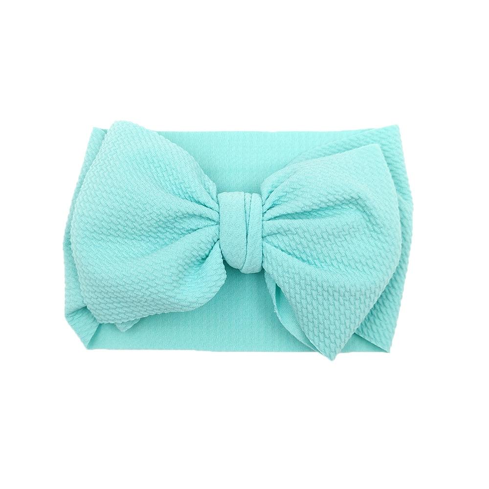 Baby Girls Headband Toddler Big Bow Hairband Cute Solid Stretch Turban For Baby Girls In Modern New Style