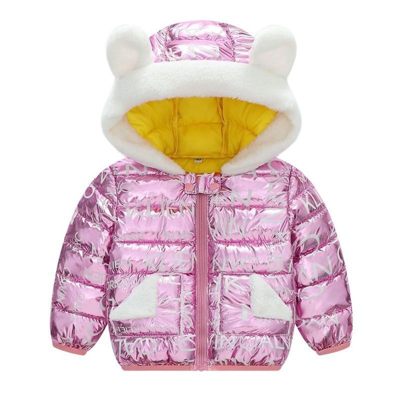 Shiny Modern Luxury Speciall Designed Winter Outerwear Hooded Coat & Jacket Winter Fashion Kids clothing Models For  Babies and Girls 3-24 Months