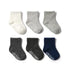 6 Pairs Cotton Children's Anti-slip Low Cut Floor Socks With Rubber Grips For Boys And Girls