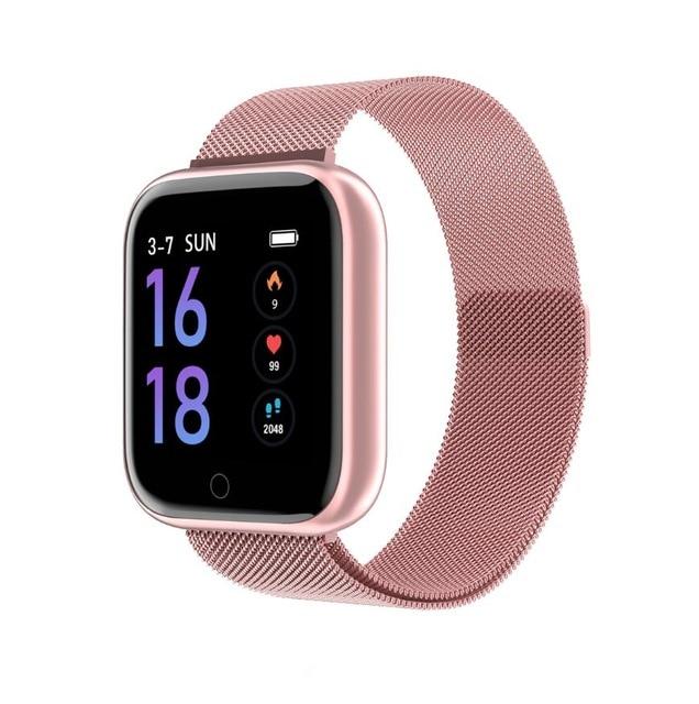 New Women Waterproof Smart Watch With T80/P70 Bluetooth and Heart Rate Monitor Fitness Tracker Luxury New Lady Smartwatch