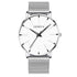 2020 Minimalist Men's Fashion Ultra Thin Watch Simple Men Business Stainless Steel Mesh Belt Quartz Watch Relogio Masculino