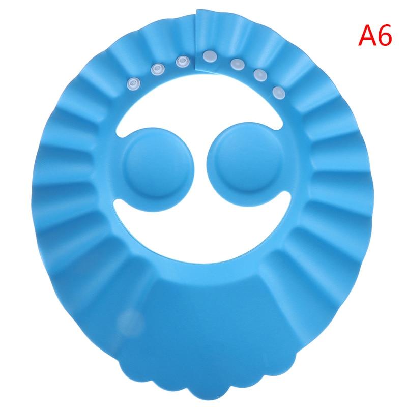 Shampoo Cap Sheild Durable Baby Bath Visor Hat Adjustable Baby Shower Protect Eye Water-proof For Kids