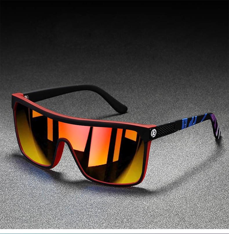 Sport New Siamese Men sunglasses PC+Metal Frame Colorful TAC Outdoor Sun Glasses Anti-Glare UV400 Travel Oversized Unisex Sunglasses Man and Woman SUnglasses