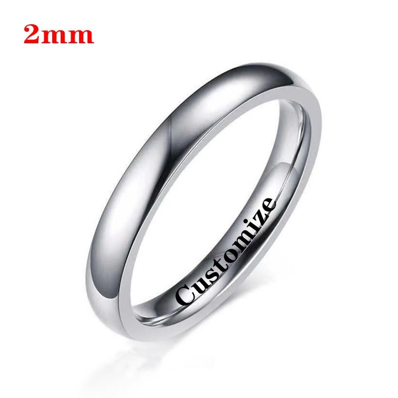 I LOVE YOU Couple Stainless Steel Unisex Wedding Rings for Women and Men Lover Anniversary Jewelry Gift