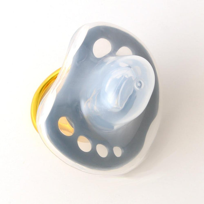 Modern Luxury Diamond Initials Letter Rhinestone Black Baby Pacifier/ Nipple For Baby Boys and Baby Girls Kids