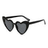 Elegant Retro  Love Heart Sunglasses Women Big Frame Personality Sunglasses Fashion Cute Retro Cat Eye Vintage Sunglasses  For Women and Girl