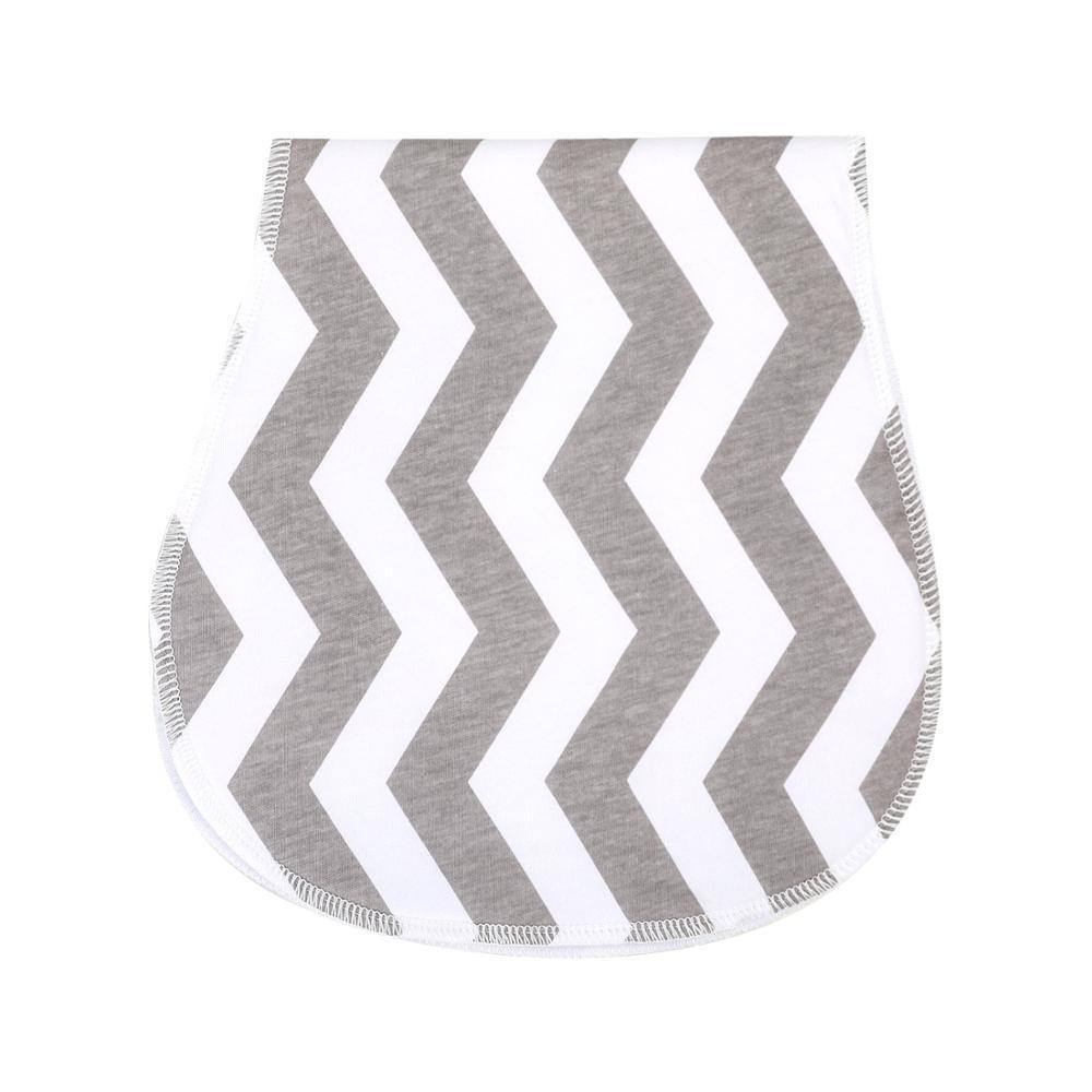 New Baby 100% Cotton Three Layers Waterproof Lightweight Natural Burp Curved Bibs For Baby Accessories