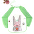 Cute Cartoon Print Baby Waterproof Long Sleeve Apron Children Feeding Smock Bib Baby Accessories