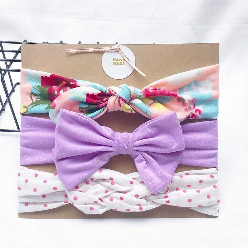 Baby Headbands For Newborn Hair Band Cute Baby Bow Flower Elastic Bow Headwear Kids Gifts Girl Hair Accessories