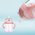 Suction Cups Milk Straw With Handles Training Feeding Bottle Silicone Drinking Wide Mouth Bottle for Kids and Baby