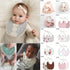 Newborn Baby Boys Girls Cute Saliva Towel Feed e Cotton Bibs Dribble Scarf For Baby Kids