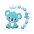 Baby Teething Lovely Koala Owl Horse Cookies Baby Teether Molar Toy Gift Raccoon Food Grade Silicone Beads For Kids and Baby